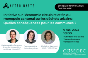 Lire la suite à propos de l’article Soirée d’information sur l’initiative sur l’économie circulaire