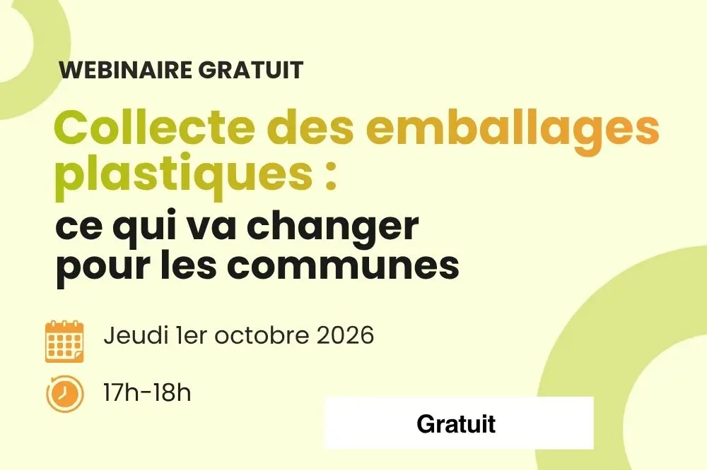 You are currently viewing Webinaire – Collecte des emballages plastiques :ce qui va changer pour les communes